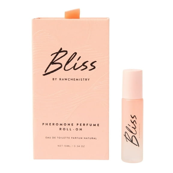 RawChemistry Bliss Perfume Roll On with Pheromones for Women I Travel Size I Perfume Oils for Women