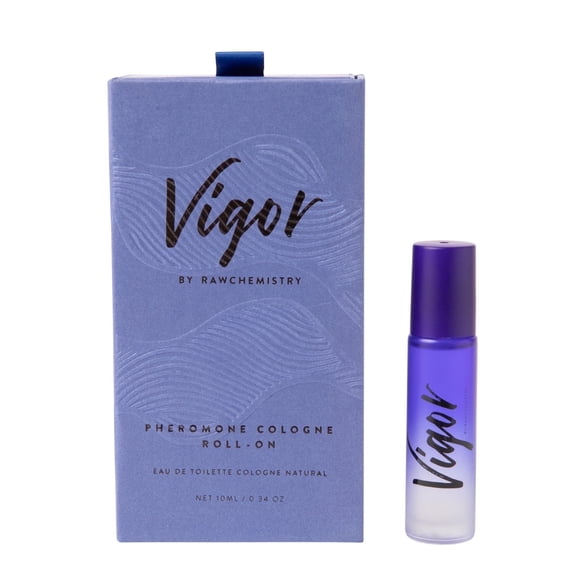 RawChemistry Vigor Pheromone Infused Cologne for Men Roll-On I Men's Cologne with Pheromones I Fragrances for Men