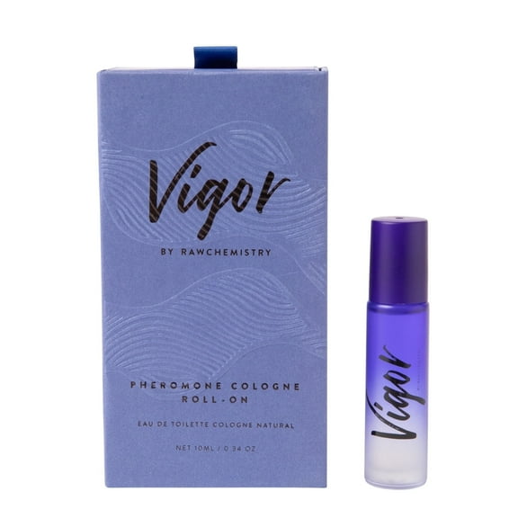 RawChemistry Vigor Pheromone Infused Cologne for Men Roll-On I Men's Cologne with Pheromones I Fragrances for Men