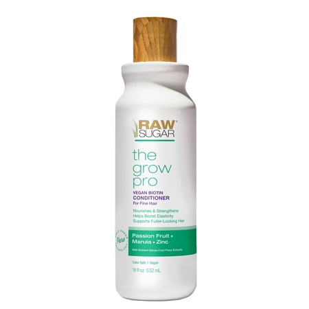 Raw Sugar The Grow Pro Conditioner - Passion Fruit + Marula + Zinc - 18 fl oz