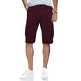 thumbnail image 1 of RawX Men's Belted Grommet Cargo Shorts With Hidden Snap, 1 of 4