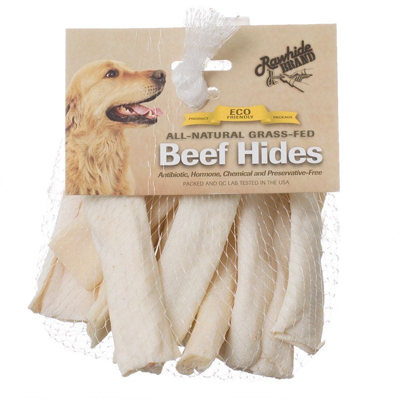 Rawhide Brand Eco Friendly Beef Hide Natural Flat Spiral Rolls 5 Rolls