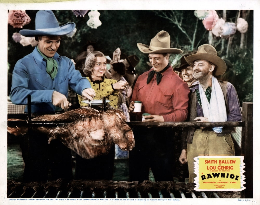 Rawhide Canvas Art -  (28 x 22)