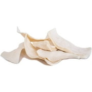 Rawhide Smoked Chips for dogs (5 Pounds) Beef Hide Flats with Delicious Smoky flavor by 123 Treats