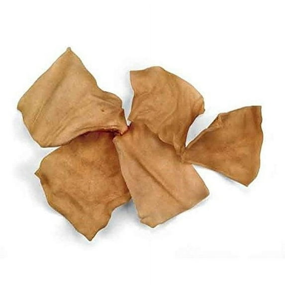 Rawhide Chips for Dogs Natural or Chicken Flavors - Bulk Packs Made in the USA!(50 Chips Chicken)