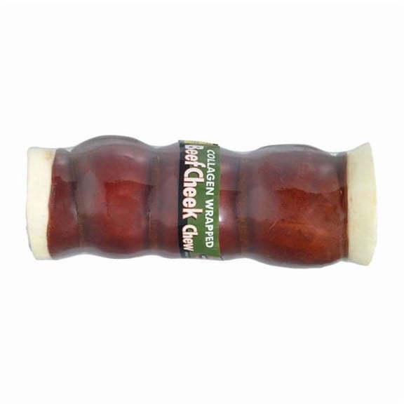 Rawhide Express 112352 9-10 in. Collagen Cheek Log Lennox Dog Treats