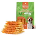 thumbnail image 1 of MON2SUN Chicken Wrapped Cod Sticks Small Dog Treats, 14 oz (40 Count), 1 of 10