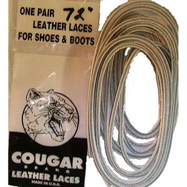 Leather Laces Color White