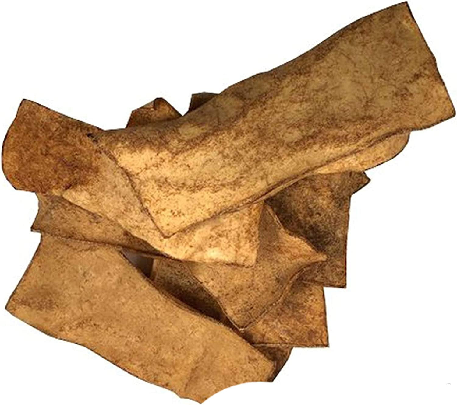 Rawhide Smoked Chips for dogs (5 Pounds) Beef Hide Flats with Delicious