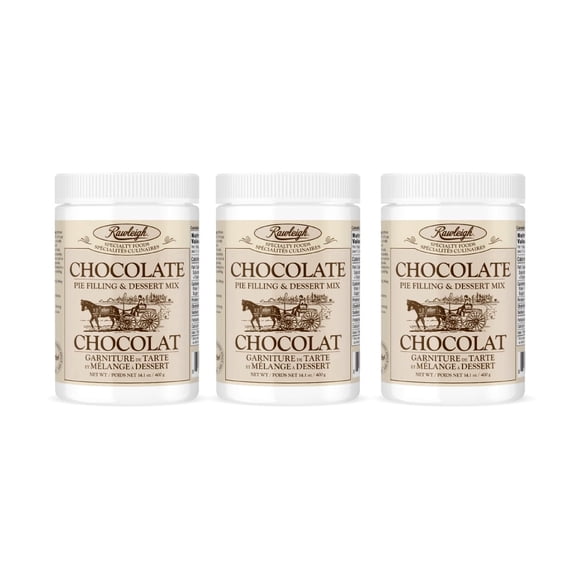 Rawleigh Chocolate Pie Filling & Dessert Mix: 14.1 oz / 400g - Pack of 3