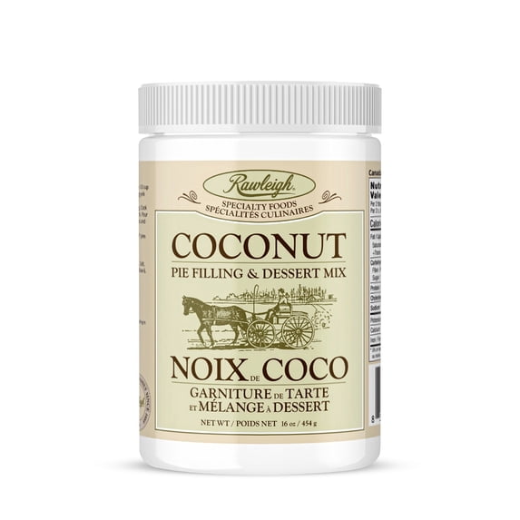 Rawleigh Coconut Pie Filling & Dessert Mix: 16 oz / 454g - Pack of 1