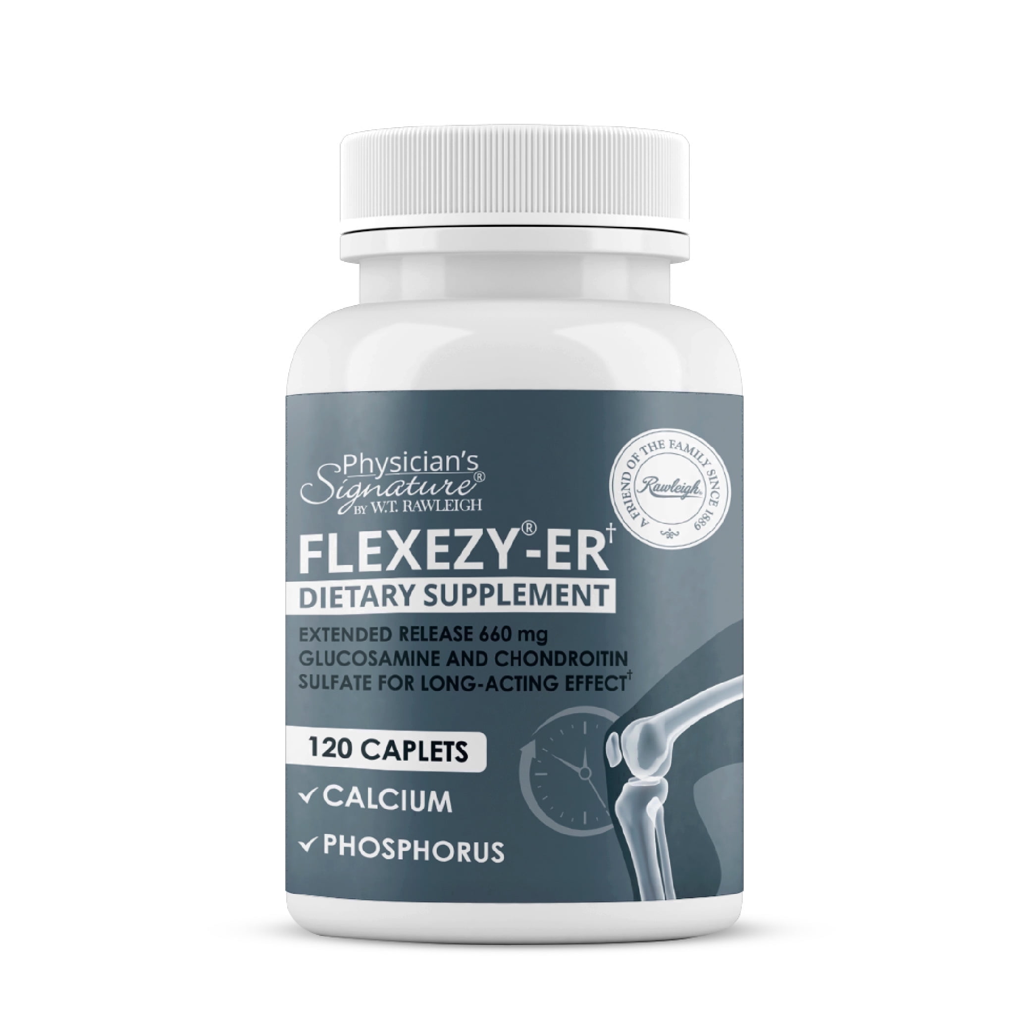 Rawleigh Flexezy-ER with Glucosamine & Chondroitin for Joints & Cartilage Health 120 Count