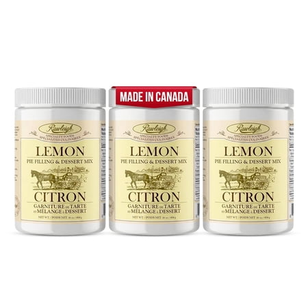 Rawleigh Lemon Pie Filling & Dessert Instant Mix - 3 Packs make 21 Pies, 16 oz each