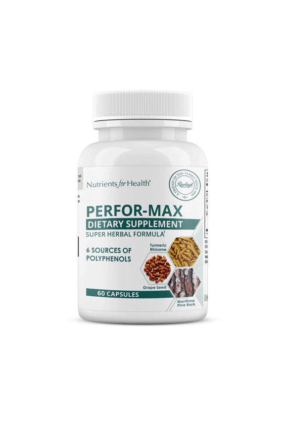 Perfor-Max Capsules with 6 Polyphenol Sources for Antioxidant Support, 60 Count