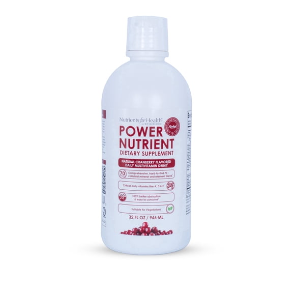 Rawleigh Power Nutrient Liquid Multivitamin with 70 Trace Minerals for Energy, 32 fl oz