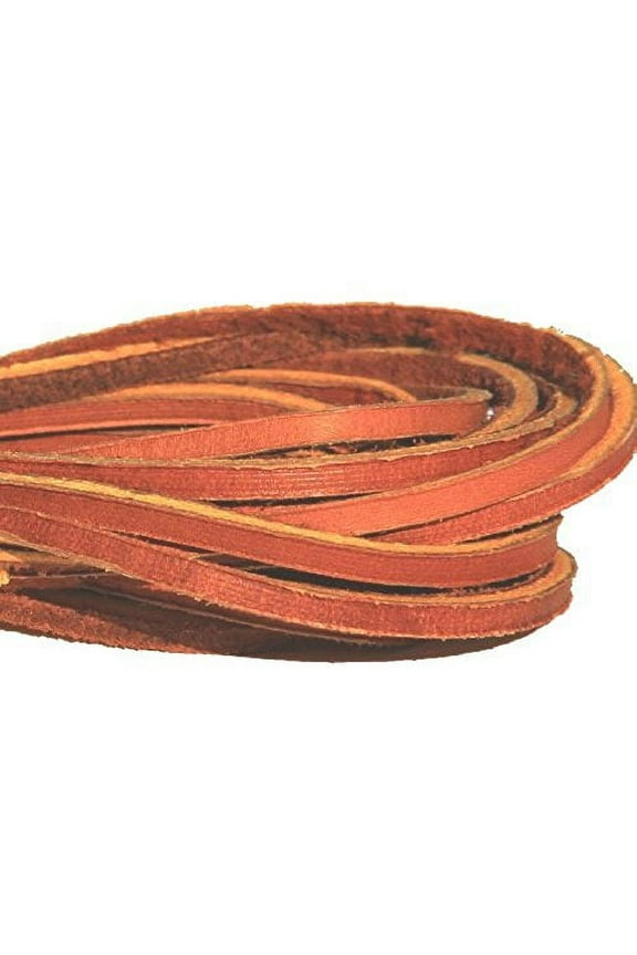 Rawling High Quality Leather Laces For Boots And Shoes, 72, Tan