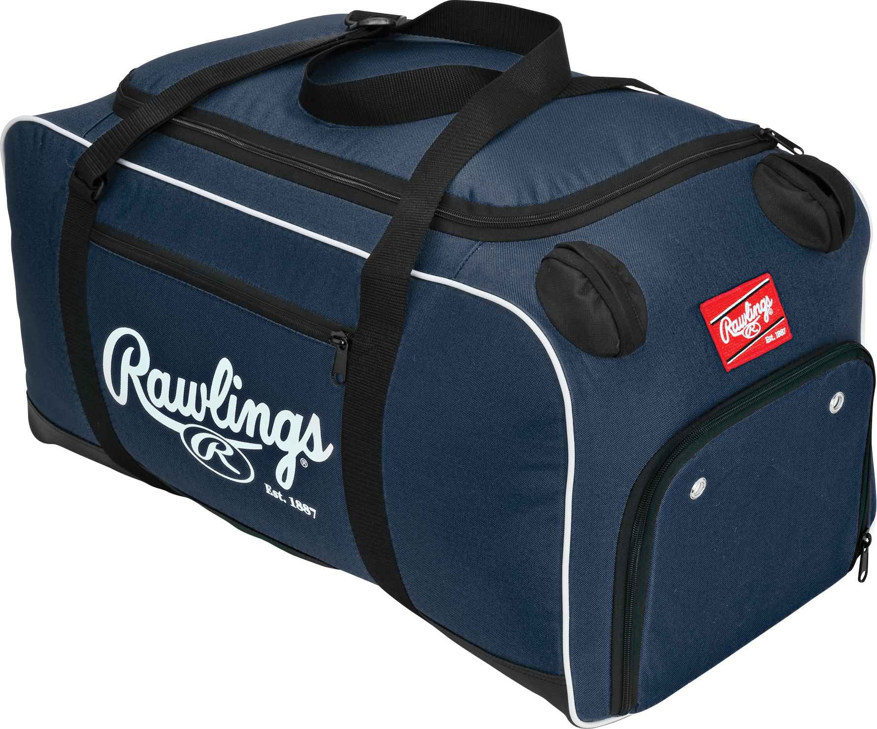 Rawlings 15" Sleeve Compartments Travel Duffel Bag, Navy