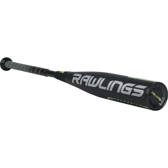 Rawlings 2019 Quatro Pro USSSA Full Composite Youth Baseball Bat, 28" (-10)