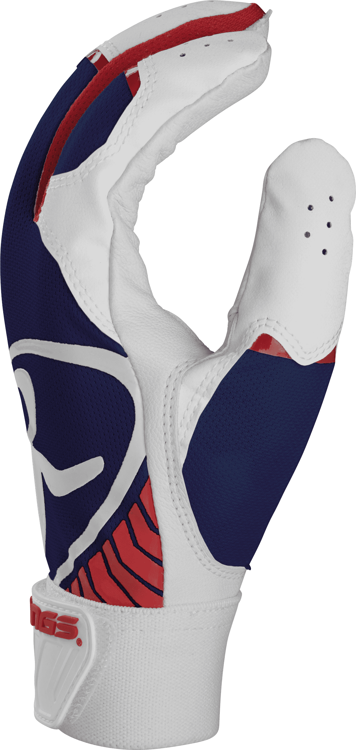 Rawlings 2022 5150 Baseball Batting Gloves, Medium, USA