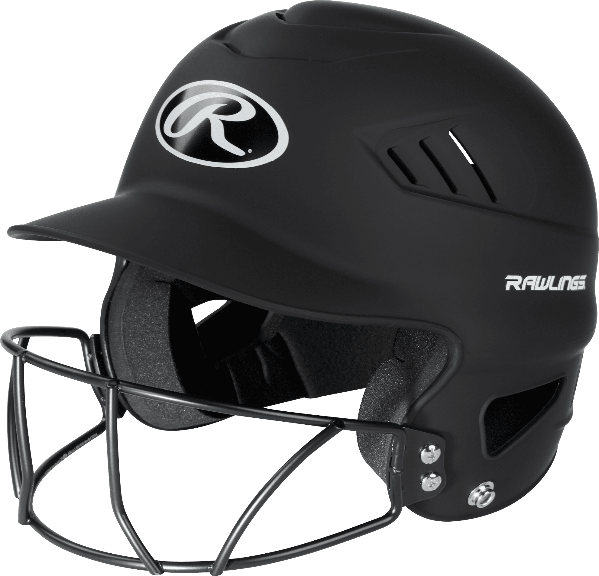 Rawlings Coolflo Youth Fastpitch Softball Batting Helmet with Face