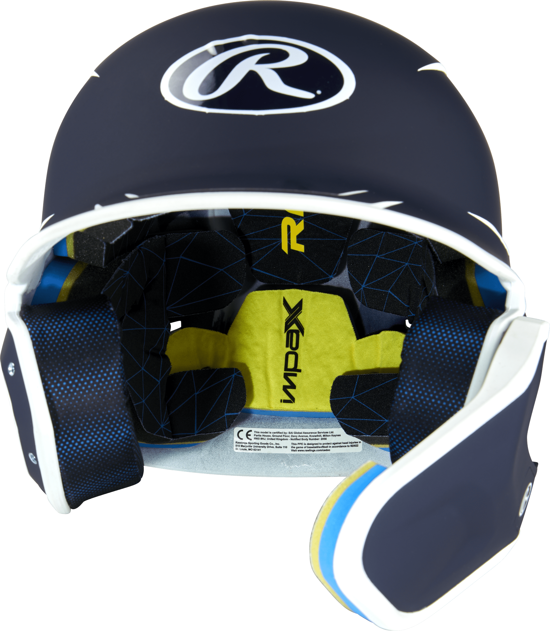 Rawlings 2022 Mach Adjust Baseball Batting Helmet With Jaw Guard