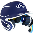 thumbnail image 1 of Rawlings 2022 Mach Adjust Baseball Batting Helmet With Jaw Guard, Senior, Matte Royal and White, 1 of 4