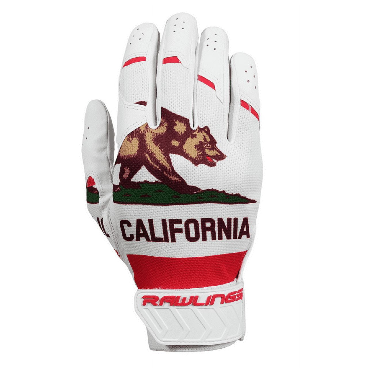 Rawlings 5150 Flag Country Batting Gloves Youth, Limited Edition