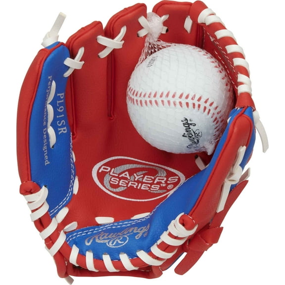 Rawlings 9" Players Series Baseball Glove, Left Hand Throw