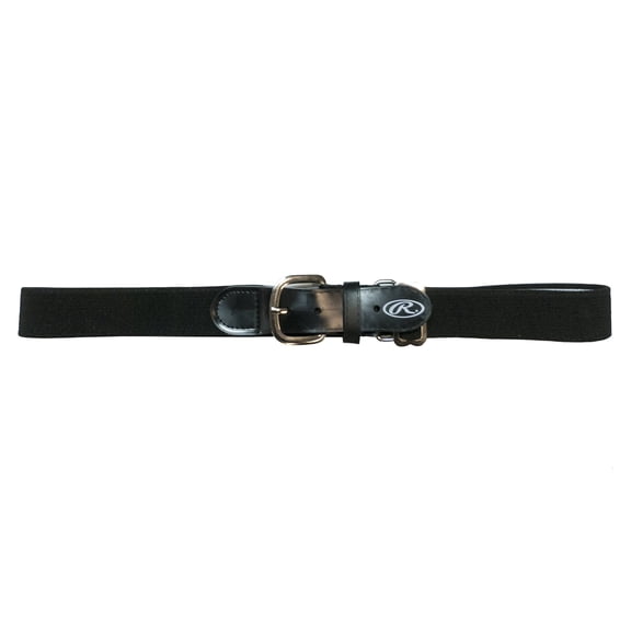 Rawlings Adjustable Baseball Softball Elastic Belt - Black