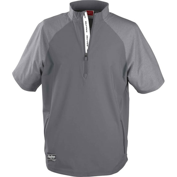 Rawlings Adult ColorSync Short Sleeve Cage Jacket | Blue Grey | MED