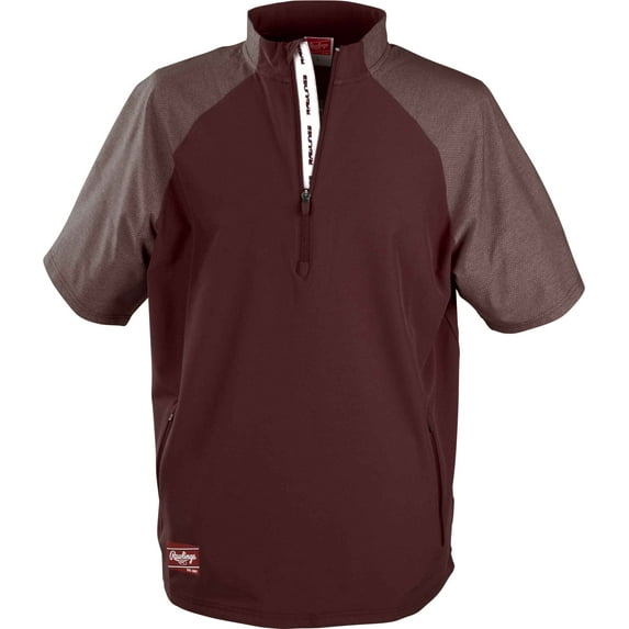 Rawlings Adult ColorSync Short Sleeve Cage Jacket | Cardinal | 3XL