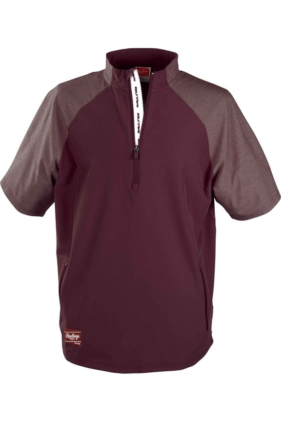 Adult ColorSync Short Sleeve Cage Jacket | Maroon | SML