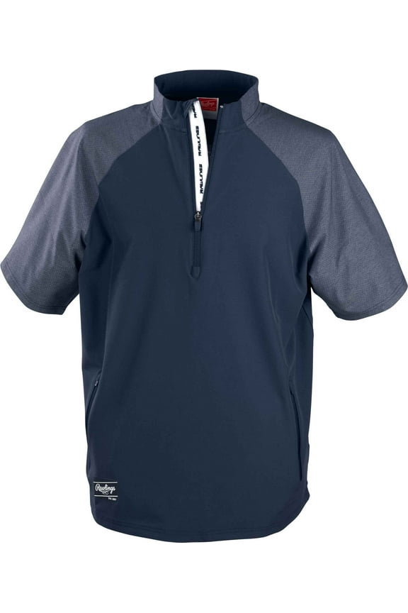 Adult ColorSync Short Sleeve Cage Jacket | Navy | XLRG