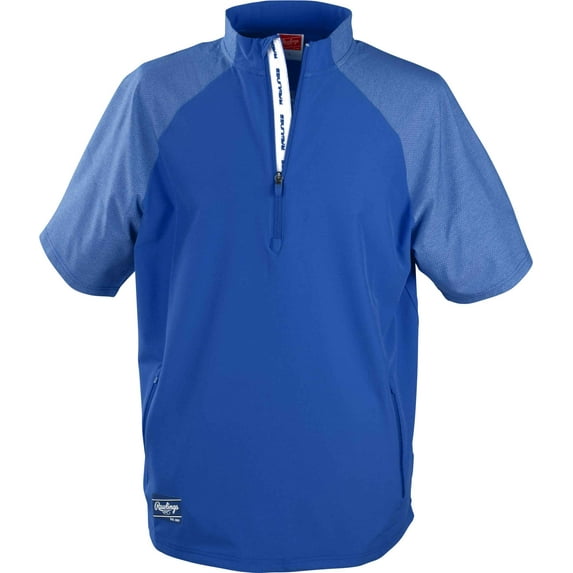 Rawlings Adult ColorSync Short Sleeve Cage Jacket | Royal | 3XL