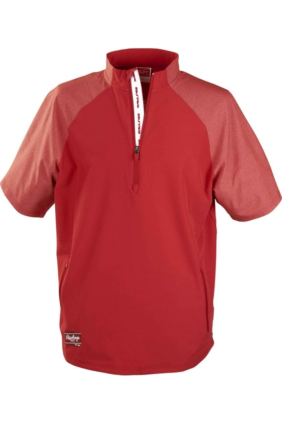 Adult ColorSync Short Sleeve Cage Jacket | Scarlet | 2XL
