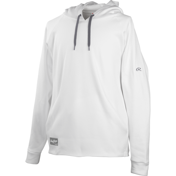 Rawlings Men's ColorSync Performance Pullover Baseball Hoodie White 2XL