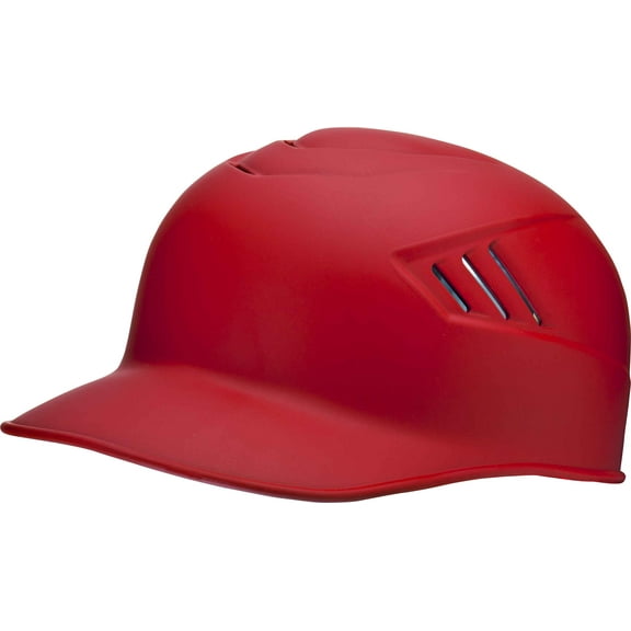 Rawlings Adult Coolflo Matte Base Coach Helmet | Matte Scarlet | MED