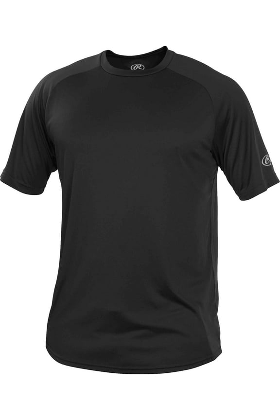Adult Crew Neck Tech Tee | Black | 2XL
