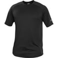 thumbnail image 1 of Rawlings Adult Crew Neck Tech Tee | Black | MED, 1 of 3