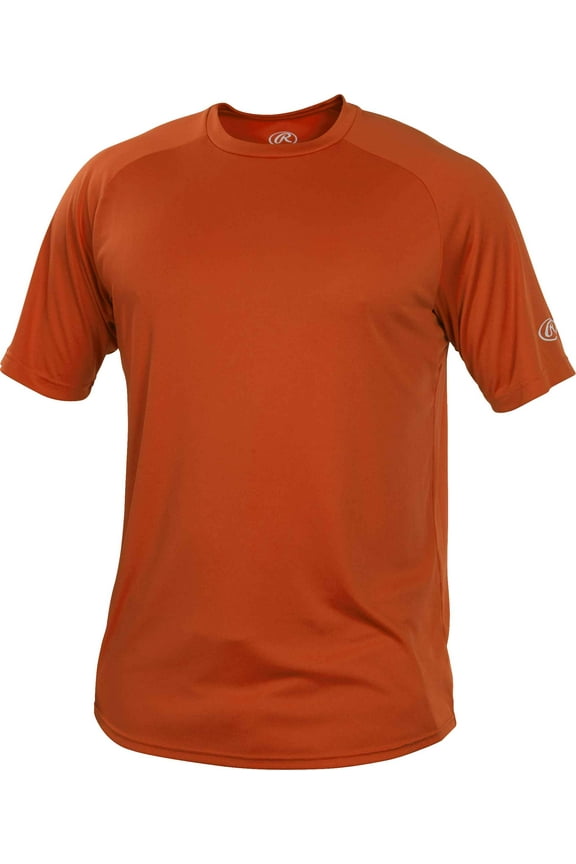 Adult Crew Neck Tech Tee | Burnt Orange | 3XL