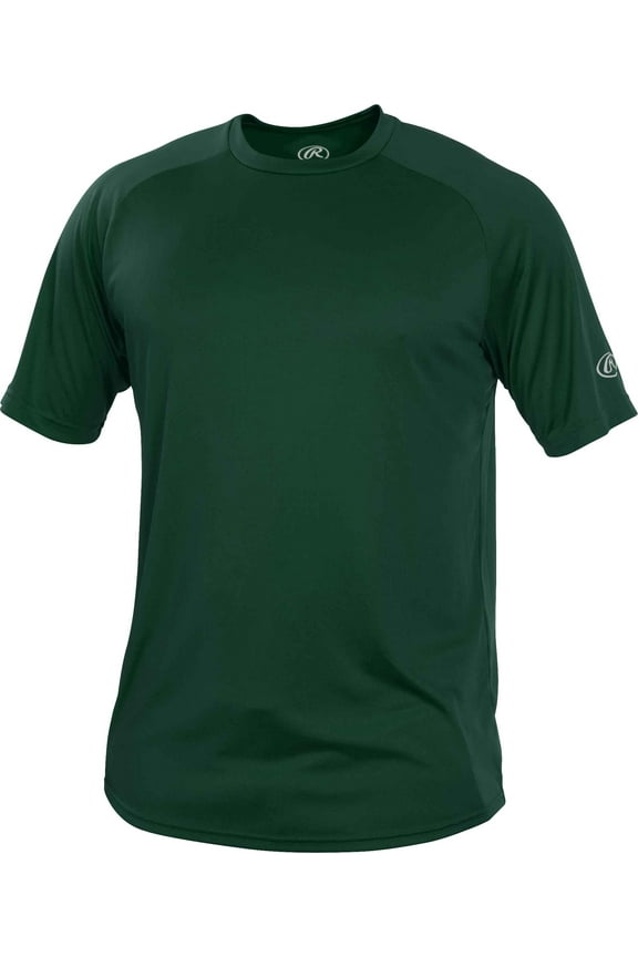 Adult Crew Neck Tech Tee | Dark Green | 3XL