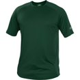thumbnail image 1 of Rawlings Adult Crew Neck Tech Tee | Dark Green | SML, 1 of 2