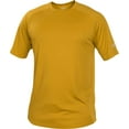 thumbnail image 1 of Rawlings Adult Crew Neck Tech Tee | Light Gold | MED, 1 of 2