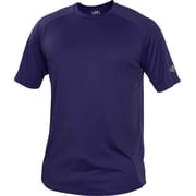 Rawlings Adult Crew Neck Tech Tee | Purple | LRG
