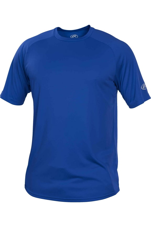 Adult Crew Neck Tech Tee | Royal | MED