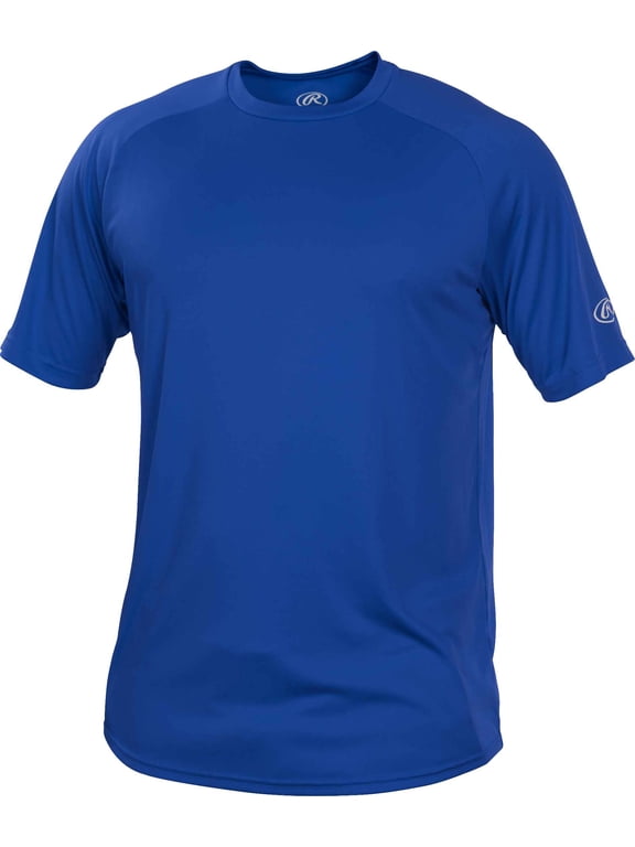 Adult Crew Neck Tech Tee | Royal | SML