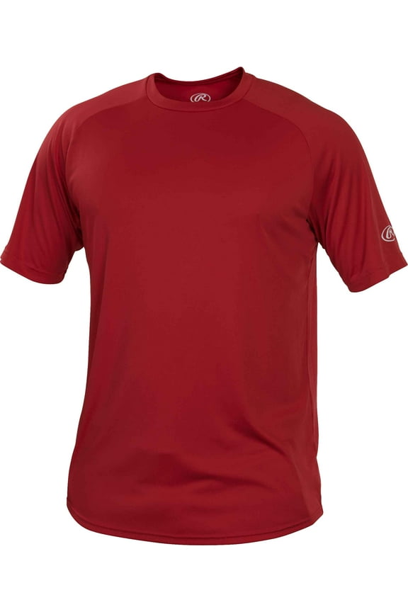 Adult Crew Neck Tech Tee | Scarlet | 3XL