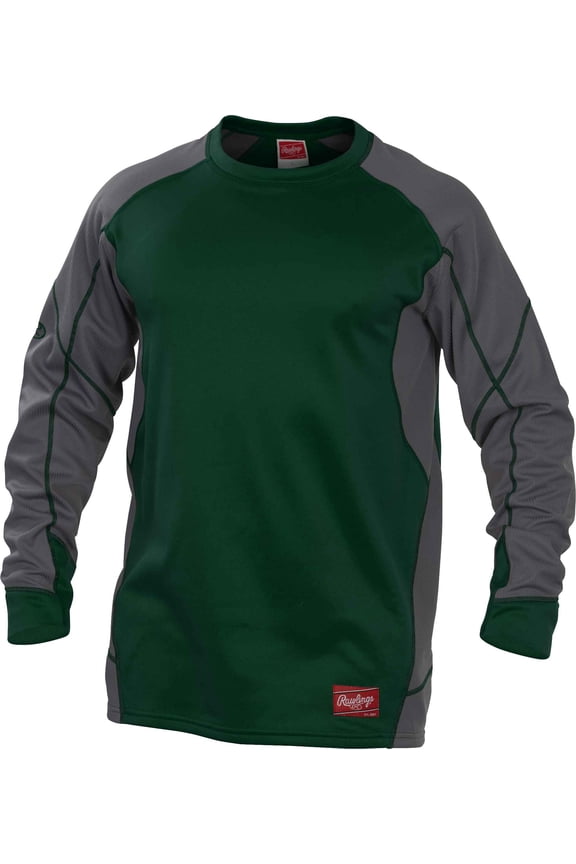 Adult Dugout Fleece Pullover | Dark Green | MED