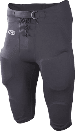 Rawlings Adult Game/Practice Football Pants, Grey, XX-Large