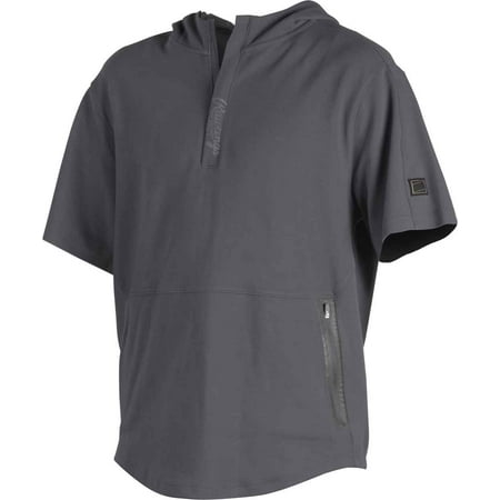 Rawlings Adult Gold Collection Short Sleeve Hoodie | Graphite | XLRG